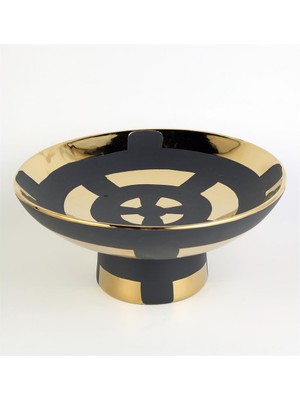 Vitale Seramik Gold Meyvelik 32*32*17 cm AK.KD0080