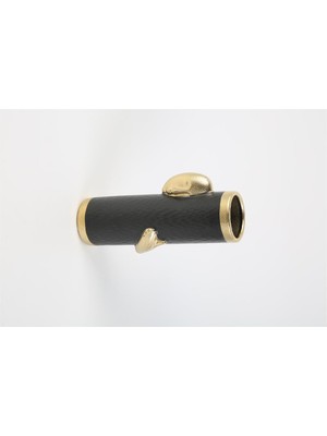 Vitale Siyah Seramik Adam Vazo 11*7*23 cm AK.LA0057