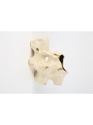 Vitale Krem Seramik Taş Vazo 25*11*19 cm AK.LA0074