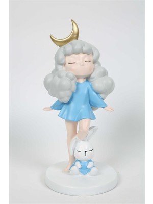 Vitale Polyester Tavşan ve Kız 18X37 cm AK.KZ0074