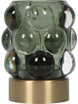 Vitale Bologna Koyu Yeşil LED Fener 9*9*11 cm AK.KI0039