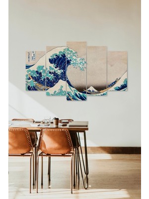 TeknoKapsül Manzara 5 Parçalı Mdf Tablo 60 x 100