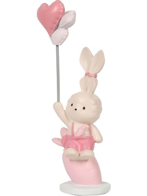 Vitale Pembe Havuçlu Tavşan 25X11 cm AK.KZ0044