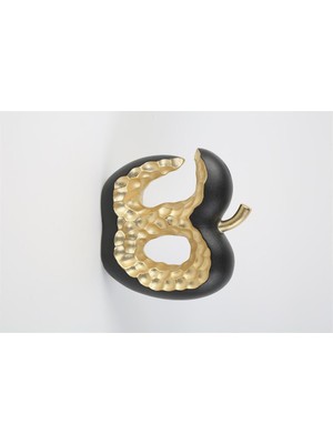 Vitale Siyah Seramik Elma 23*9*24 cm AK.LA0075