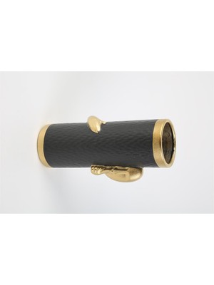 Vitale Siyah Seramik Adam Vazo 14*10*28 cm AK.LA0055