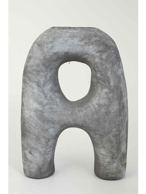 Vitale Lidya Füme Oyuk Vazo 24.5*9*35 cm AK.KK0013