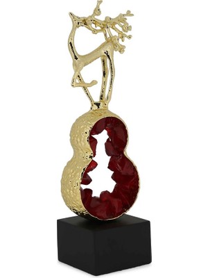 Vitale Night Kırmızı Taşlı Geyik 11*8*32 cm AK.KU0031