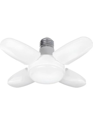Cata CT-1151 Cata 30 Watt 4 Kollu Pervane LED Ampul Lamba Beyaz Işık