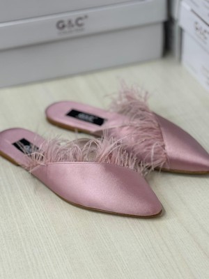 Miss Ayza Gc 174 Hediyelik, Çeyizlik, Jurdanlı Sivri Burun Kadın Ev Terliği