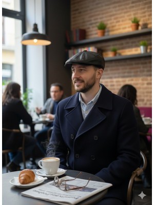 Şapkacımadam Erkek Deri Kasket