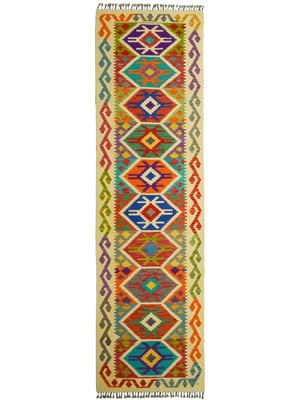 Kilim Co. El Dokuma Afgan Kilim Yolluk 77X296 cm (2.28 M²)