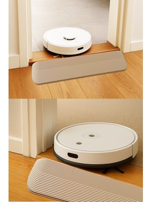 Roboqoq 5cm x 70cm Bej Robot Süpürge Rampası Kapı Eşik Rampası