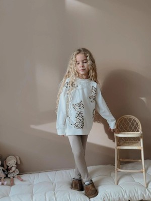 bebexy Leopar Kedi Desenli  Alt Üst Takım