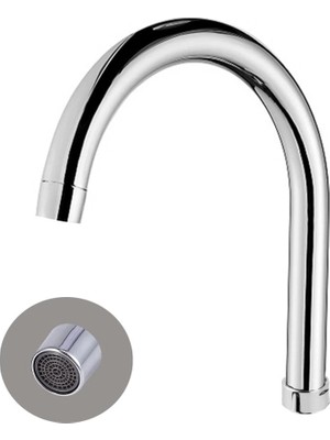 Eco Lounge Mix Delta Su Tasarruflu Paslanmaz Lavabo Batarya Borusu