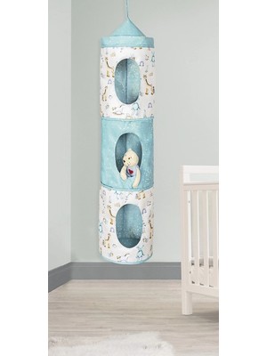 Eco Lounge Baby 3 Gözlü Kullanışlı Düzenleyici Çok Amaçlı Organizer Kutu (Yeşil)