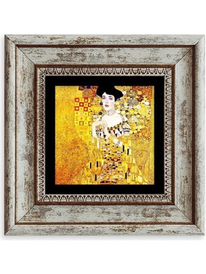 TeknoKapsül Gustav Klimpt Çerçeveli Taş Tablo 20 cm