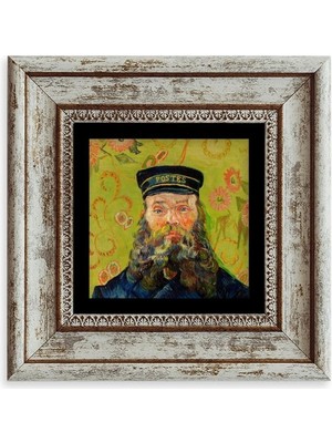 TeknoKapsül Van Gogh Çerçeveli Taş Tablo 20 cm