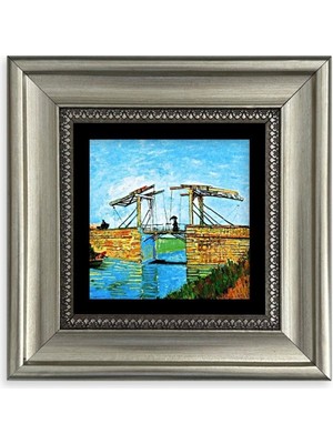 TeknoKapsül Van Gogh Çerçeveli Taş Tablo 20 cm