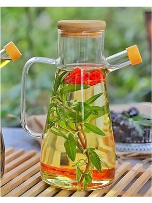 Borosilikat Cam 900 Ml. Yağdanlık