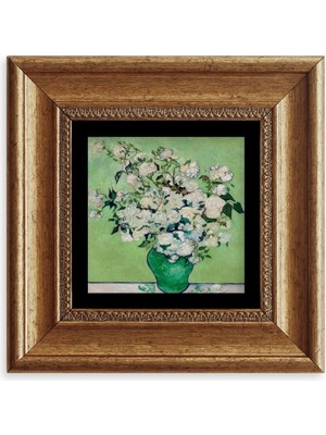 TeknoKapsül Van Gogh Çerçeveli Taş Tablo 20 cm