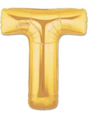 Altın Sarısı Folyo Harf Balon 1 Metre