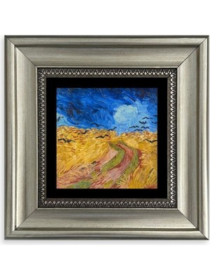 TeknoKapsül Van Gogh Çerçeveli Taş Tablo 20 cm
