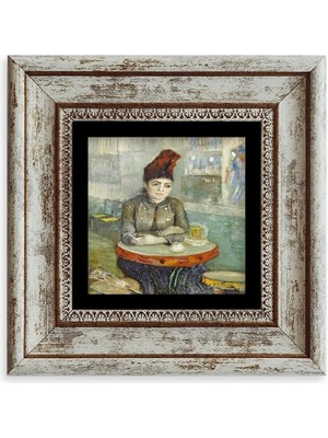 TeknoKapsül Van Gogh Çerçeveli Taş Tablo 20 cm