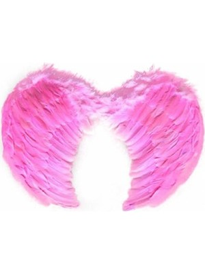 Pembe Melek Kanadı Kostümü Küçük