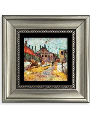 TeknoKapsül Van Gogh Çerçeveli Taş Tablo 20 cm