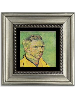 TeknoKapsül Van Gogh Çerçeveli Taş Tablo 20 cm