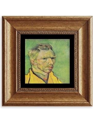 TeknoKapsül Van Gogh Çerçeveli Taş Tablo 20 cm