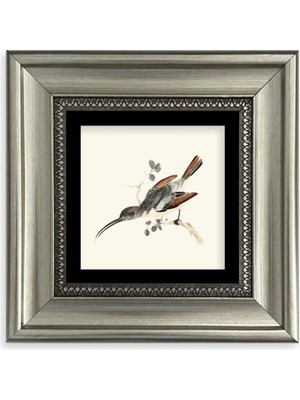 TeknoKapsül Uzun Gaga Çerçeveli Taş Tablo 20 cm