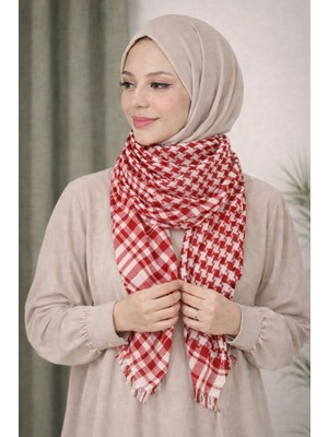 CS İlkim Pamuklu Puşi Poşu Kefiye Şal ve Atkı