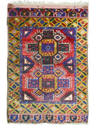 Kilim Co. Yünden El Dokuma Vintage Konya Yatak Halısı 120X180 cm (2.16 M²)