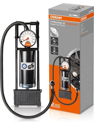 Osram Tyreinflate 10 Essential Tek Pistonlu Ayak Pompası