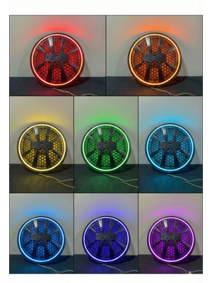 Onerous 30 cm Subwoofer Kabin Kapağı Rgb Neon Ledli - Kumandalı Pixel Kayar LED Koruma