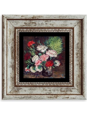 TeknoKapsül Van Gogh Çerçeveli Taş Tablo 20 cm