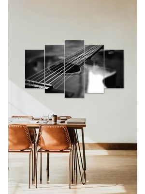 TeknoKapsül Guitar 5 Parçalı Mdf Tablo 60 x 100