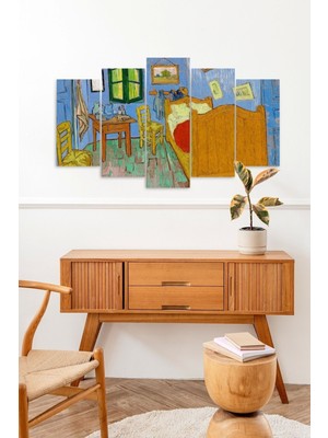 TeknoKapsül Manzara 5 Parçalı Mdf Tablo 60 x 100