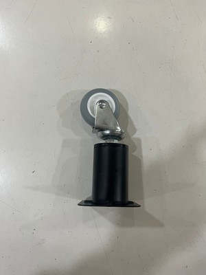 Karapolat 4 Adet Siyah Mobilya Koltuk Sehpa Ayağı Tekerlekli 360DERECE Dönmektedir (Uzunluk 13CM )