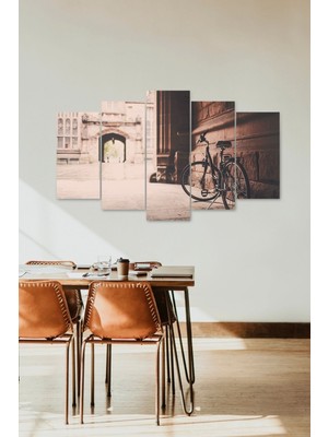 TeknoKapsül Bisiklet 5 Parçalı Mdf Tablo 60 x 100