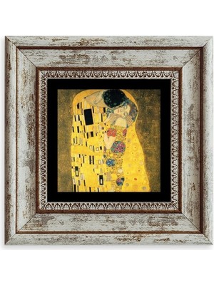 TeknoKapsül Gustav Klimpt Çerçeveli Taş Tablo 20 cm