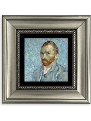 TeknoKapsül Van Gogh Çerçeveli Taş Tablo 20 cm