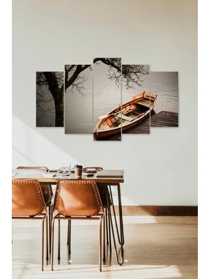 TeknoKapsül Manzara 5 Parçalı Mdf Tablo 60 x 100