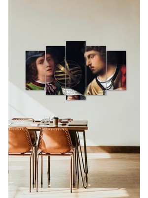 TeknoKapsül Insan Manzarası 5 Parçalı Mdf Tablo 60 x 100