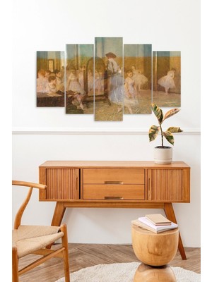 TeknoKapsül Insan Manzarası 5 Parçalı Mdf Tablo 60 x 100