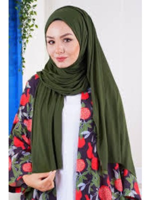 Sedef Penye Şal,haki YEŞILI,70X200
