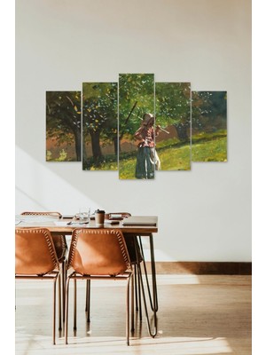 TeknoKapsül Insan Manzarası 5 Parçalı Mdf Tablo 60 x 100