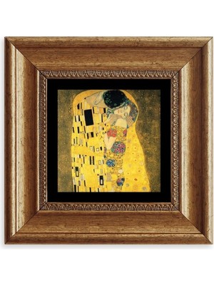 TeknoKapsül Gustav Klimpt Çerçeveli Taş Tablo 20 cm