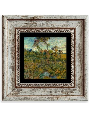 TeknoKapsül Manzara Çerçeveli Taş Tablo 20 cm